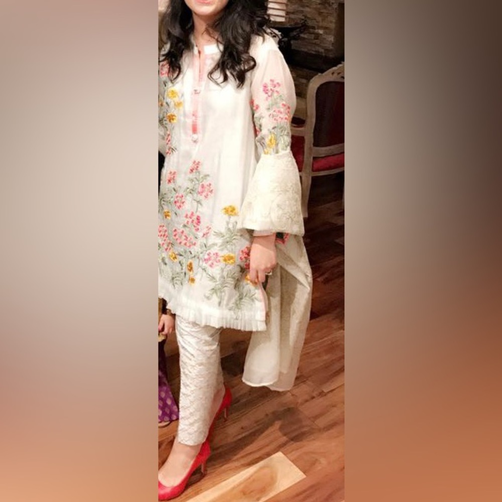 Ethnic three piece outfit. (Pakistani)